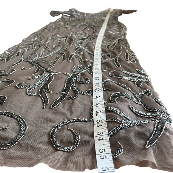 Pizarro Nights | Illusion Beaded Mesh Gown - Picture 10 of 12